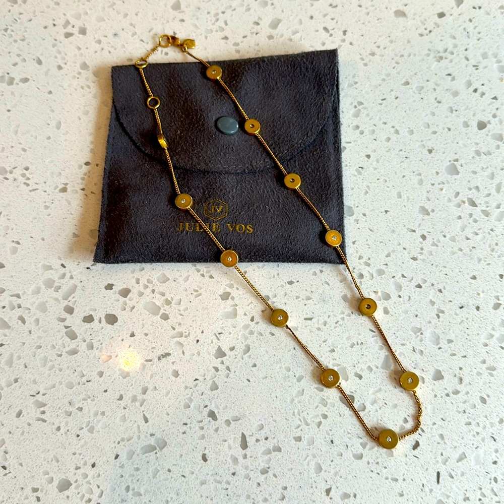 Julie Vos adjustable station necklace.